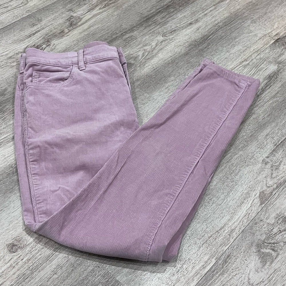 Loft high rise skinny 6 petite cords corduroy pants